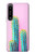S3673 Cactus Etui Coque Housse pour Sony Xperia 1 IV