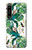 S3697 Oiseaux de la vie des feuilles Etui Coque Housse pour Sony Xperia 1 IV