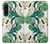 S3697 Oiseaux de la vie des feuilles Etui Coque Housse pour Sony Xperia 1 IV