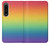 S3698 Drapeau de fierté LGBT Etui Coque Housse pour Sony Xperia 1 IV