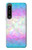 S3747 Polygone de drapeau trans Etui Coque Housse pour Sony Xperia 1 IV