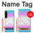S3747 Polygone de drapeau trans Etui Coque Housse pour Sony Xperia 1 IV