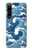 S3751 Modèle de vague Etui Coque Housse pour Sony Xperia 1 IV