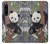 S3793 Peinture de neige mignon bébé panda Etui Coque Housse pour Sony Xperia 1 IV