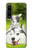 S3795 Peinture Husky Sibérien Ludique Chaton Grincheux Etui Coque Housse pour Sony Xperia 1 IV