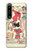 S3820 Poupée de papier de mode de cow-girl vintage Etui Coque Housse pour Sony Xperia 1 IV