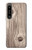 S3822 Graphique de la texture du bois imprimé Etui Coque Housse pour Sony Xperia 1 IV