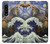 S3851 Monde de l'art Van Gogh Hokusai Da Vinci Etui Coque Housse pour Sony Xperia 1 IV