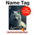 S1516 Loup blanc Etui Coque Housse pour iPad Air (2020, 2022), Air 11 (2024,2025,2026), Pro 11 (2022)