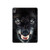 S2823 Noir Loup Bleu Yeux Visage Etui Coque Housse pour iPad Air (2020, 2022), Air 11 (2024,2025,2026), Pro 11 (2022)