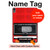 S3204 Rouge Cassette Recorder graphique Etui Coque Housse pour iPad Air (2020, 2022), Air 11 (2024,2025,2026), Pro 11 (2022)