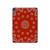 S3355 Motif Bandana Rouge Etui Coque Housse pour iPad Air (2022, 2020), Air 11 (2024,2025), Pro 11 (2022)