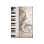 S3390 Note de musique Etui Coque Housse pour iPad Air (2022, 2020), Air 11 (2024,2025), Pro 11 (2022)