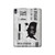 S3615 Carte d'embarquement Etui Coque Housse pour iPad Air (2022, 2020), Air 11 (2024,2025), Pro 11 (2022)