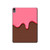 S3754 Cornet de crème glacée à la fraise Etui Coque Housse pour iPad Air (2020, 2022), Air 11 (2024,2025,2026), Pro 11 (2022)