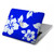 S2244 Motif Hawai Hibiscus Bleu Etui Coque Housse pour MacBook Air 13″ (2022,2024) - A2681, A3113