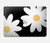 S2315 Fleurs de marguerite blanche Etui Coque Housse pour MacBook Air 13″ (2022,2024) - A2681, A3113