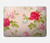 S3037 Jolie Flora Rose Cottage Etui Coque Housse pour MacBook Air 13″ (2022,2024) - A2681, A3113