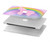 S3070 Arc en ciel pastel ciel Licorne Etui Coque Housse pour MacBook Air 13″ (2022,2024) - A2681, A3113