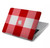 S3535 Rouge vichy Etui Coque Housse pour MacBook Air 13″ (2022,2025) - A2681, A3113, A3240