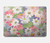 S3688 Motif d'art floral floral Etui Coque Housse pour MacBook Air 13″ (2022,2024) - A2681, A3113