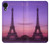 S3447 Paris Eiffel Le coucher du soleil Etui Coque Housse pour Samsung Galaxy A03 Core