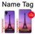 S3447 Paris Eiffel Le coucher du soleil Etui Coque Housse pour Samsung Galaxy A03 Core