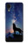 S3555 Loup Hurlant Million étoiles Etui Coque Housse pour Samsung Galaxy A03 Core