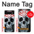 S0223 crâne Tatouage Etui Coque Housse pour Google Pixel 6a