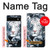 S0265 Tigre blanc Etui Coque Housse pour Google Pixel 6a