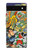 S0454 Japon Tatouage Etui Coque Housse pour Google Pixel 6a