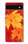 S0479 feuille d'érable Etui Coque Housse pour Google Pixel 6a