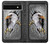 S0855 Aigle Métal Etui Coque Housse pour Google Pixel 6a