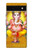 S0896 Ganesh Seigneur Dieu hindou Etui Coque Housse pour Google Pixel 6a