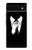 S1591 Anonymous Homme en Costume Noir Etui Coque Housse pour Google Pixel 6a