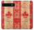 S1603 Drapeau du Canada Vieux Millésime Etui Coque Housse pour Google Pixel 6a