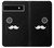 S1946 Sir Mustache Minimalisme Etui Coque Housse pour Google Pixel 6a