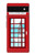 S2059 Angleterre britannique Cabine téléphonique Minimaliste Etui Coque Housse pour Google Pixel 6a