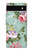 S2178 Peinture Fleur Art Floral Etui Coque Housse pour Google Pixel 6a