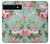 S2178 Peinture Fleur Art Floral Etui Coque Housse pour Google Pixel 6a