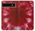 S2480 Tie dye rouge Etui Coque Housse pour Google Pixel 6a