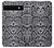 S2855 Blanc Rattle Serpent Imprimé graphique Peau Etui Coque Housse pour Google Pixel 6a