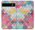 S2947 Bonbons Minimal Couleurs pastel Etui Coque Housse pour Google Pixel 6a