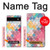 S2947 Bonbons Minimal Couleurs pastel Etui Coque Housse pour Google Pixel 6a