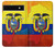 S3020 Equateur Drapeau Etui Coque Housse pour Google Pixel 6a