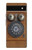 S3146 Mur Antique Retro Ligne téléphonique Etui Coque Housse pour Google Pixel 6a