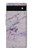 S3215 Transparente marbre rose Etui Coque Housse pour Google Pixel 6a