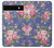 S3265 Motif Fleur millésimé Etui Coque Housse pour Google Pixel 6a