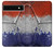 S3304 France Drapeau graphique Football Millésime Etui Coque Housse pour Google Pixel 6a