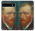 S3335 Vincent Van Gogh Autoportrait Etui Coque Housse pour Google Pixel 6a